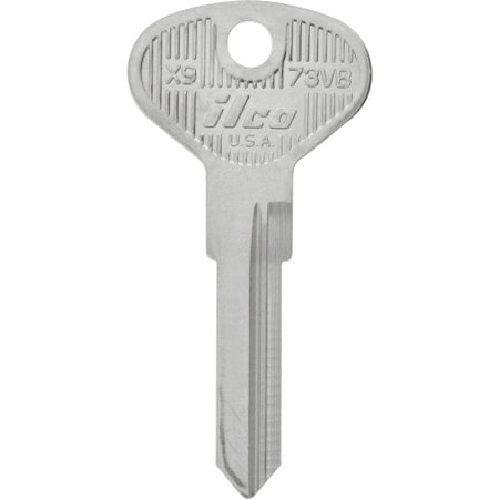 Hillman HILLMAN Traditional Key Automotive Key Blank VW23/V30 Double For Volkswagen, PK10 84604